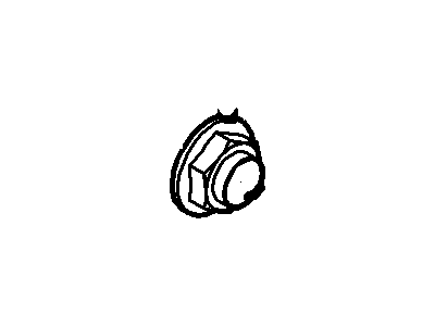 6E5Z-3B477-AA Ford Nut Illustration 1 of 1