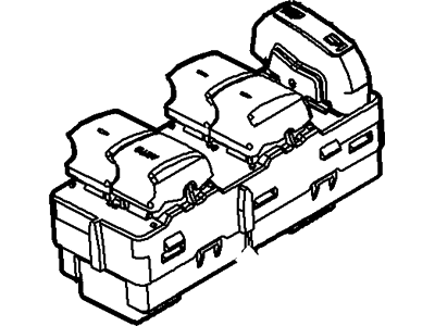 Mercury 8L8Z-14529-AA Switch - Window Control - Double