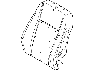 Ford CV6Z-5864810-A Pad - Seat Back, Passenger Side CV6Z-5864810-A Ford Pad - Seat Back, Passenger Side Illustration 1 of 1