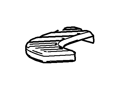 4L3Z-17808-AA Ford Cover, Passenger Side Illustration 1 of 1