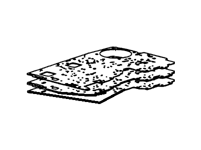 Ford F5TZ-7D100-B Gasket, Lower F5TZ-7D100-B Ford Gasket, Lower Illustration 1 of 1
