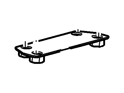 4G7Z-63218W78-AA Ford Plate - Door Lock Reinforcement Illustration 1 of 1