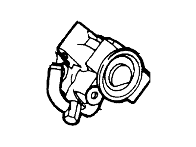 Lincoln XF3Z-3A674-ABRM Remanufactured Pump Assembly - Power Steering
