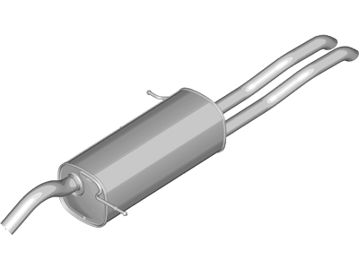 Ford AE8Z-5A289-F Muffler Assembly - Rear AE8Z-5A289-F Ford Muffler Assembly - Rear Illustration 1 of 1