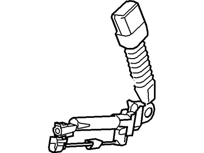 Ford 4L1Z-7861203-AAD Buckle Assy - Seat Belt