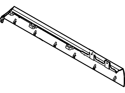 Ford 7L1Z-7804609-AC Panel - Instrument, Driver Side 7L1Z-7804609-AC Ford Panel - Instrument, Driver Side Illustration 1 of 1