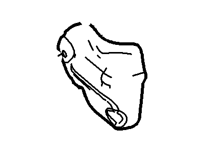 Ford 8C2Z-5C143-A Shield, Passenger Side 8C2Z-5C143-A Ford Shield, Passenger Side Illustration 1 of 1