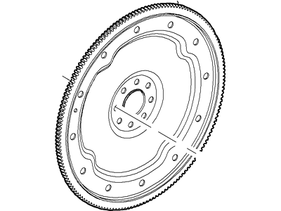 Ford F7TZ-6375-AA Flywheel Assembly