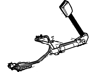 Mercury 6F2Z-1761202-AA Seat Belt Assembly