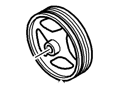 Lincoln F6AZ-3A733-AA Pulley - Power Steering