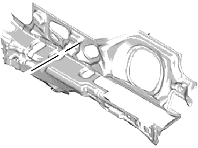 Ford DS7Z-5401588-C Insulator - Dash Panel DS7Z-5401588-C Ford Insulator - Dash Panel Illustration 1 of 1