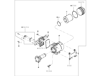 Ford 8C3Z-9G282-A Pump Assy - Fuel