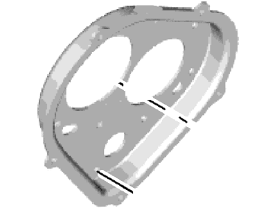 Ford 1S6Z-7222-A Housing - Transmission Extension 1S6Z-7222-A Ford Housing - Transmission Extension Illustration 1 of 1
