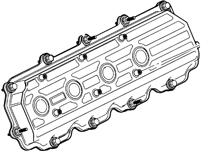 Ford 4C2Z-6582-DA Cover - Cylinder Head, Passenger Side 4C2Z-6582-DA Ford Cover - Cylinder Head, Passenger Side Illustration 1 of 1