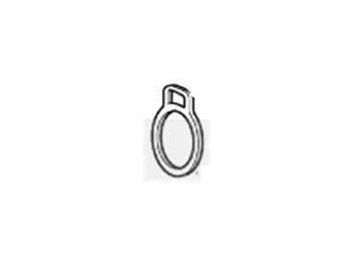 Ford F68Z-9E936-A Gasket F68Z-9E936-A Ford Gasket Illustration 1 of 1