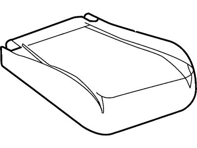 Ford 1S8Z63632A22AA Seat Cushion Pad 1S8Z63632A22AA Ford Seat Cushion Pad Illustration 1 of 1