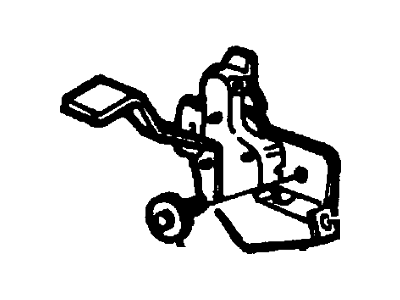 Lincoln F5OY16700A Latch Assembly - Hood