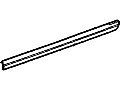 Mercury 6F2Z-1720879-AH Moulding - Door Outside