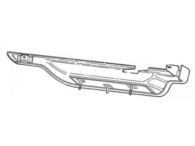 Ford F2TZ16A471B Step Assembly - Driver Side Running Board