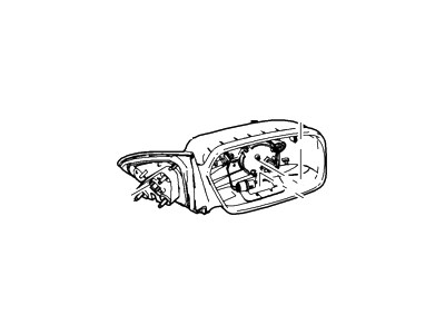 Mercury 9H6Z-17683-A Mirror Assy - Rear View Outer