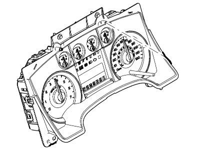 Ford BL3Z-10849-UAA Instrument Cluster