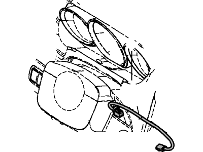 Ford BE9Z-14A318-A Wire Assembly, Driver Side BE9Z-14A318-A Ford Wire Assembly, Driver Side Illustration 1 of 1