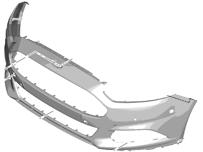 Ford ES7Z-17757-EAPTM Bumper Assy - Front