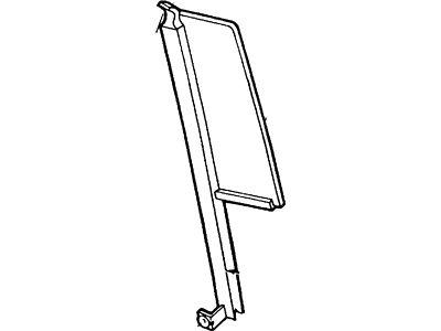 Lincoln F1OY-5426870-B Run Assembly - Rear Door Glass