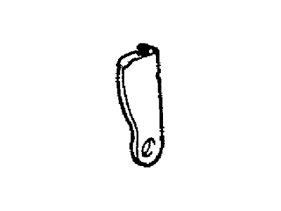 Ford F8RZ-63103B08-AA Tie Down Hook, Passenger Side F8RZ-63103B08-AA Ford Tie Down Hook, Passenger Side Illustration 1 of 1