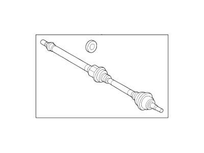 Ford BV6Z-3B436-B Shaft - Front Axle