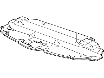F65Z-19E525-AF Ford Deflector - Air Illustration 1 of 1