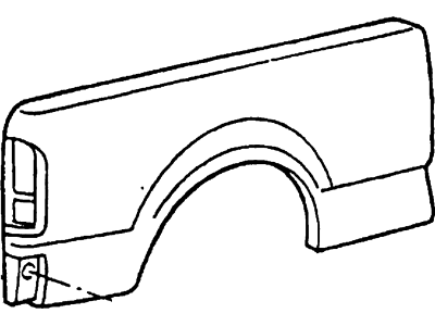 Ford E7TZ-9927840-D Panel - Quarter - Outer
