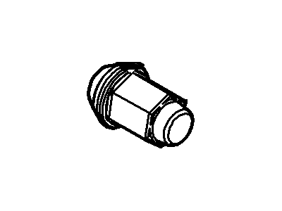 7L1Z-1012-A Ford Nut - Wheel Illustration 1 of 1
