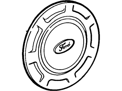 Ford E6FZ1130A Wheel Cover E6FZ1130A Ford Wheel Cover Illustration 1 of 1