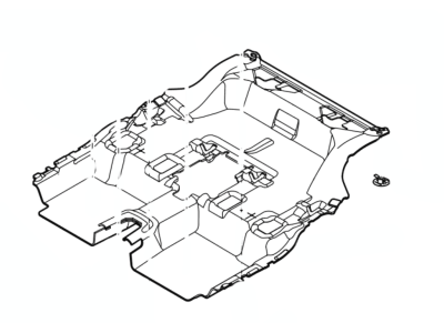DB5Z-7813048-AB Ford Carpet - Floor Illustration 1 of 1