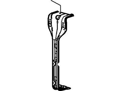 Ford 4L3Z-14B056-BA Bracket - Hood Latch 4L3Z-14B056-BA Ford Bracket - Hood Latch Illustration 1 of 1