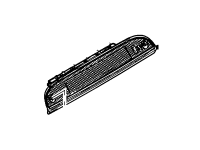 Ford 6L2Z-13A613-A Lamp Assembly - Rear - High Mounted 6L2Z-13A613-A Ford Lamp Assembly - Rear - High Mounted Illustration 1 of 1