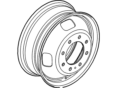 Ford 6C3Z-1015-W Wheel Assy