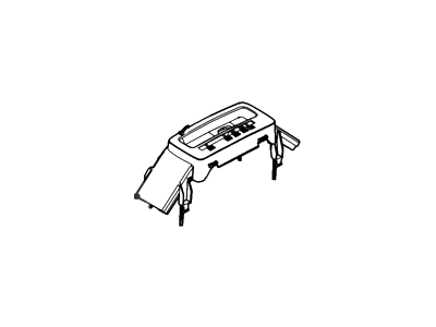 8A8Z-7D443-A Ford Bezel Illustration 1 of 1