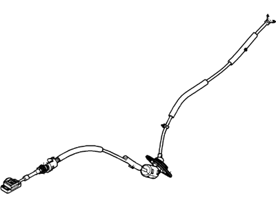 8A8Z-7E395-C Ford Cable Assembly - Selector Lever Control Illustration 1 of 1