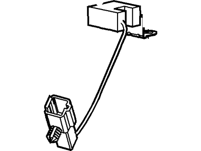 Ford 4R3Z-18801-AA Capacitor Assembly - Radio Suppression 4R3Z-18801-AA Ford Capacitor Assembly - Radio Suppression Illustration 1 of 1