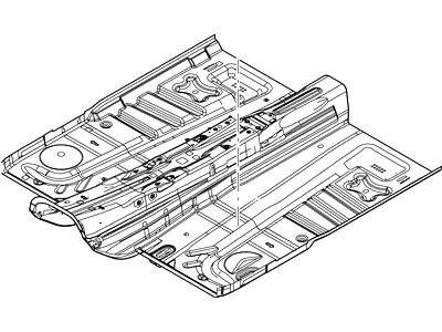Mercury 5F9Z-7411135-AA Pan Assy - Floor