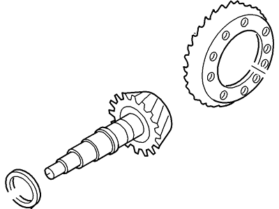 Lincoln 8W7Z-4209-G Gear And Pinion Assembly - Driving