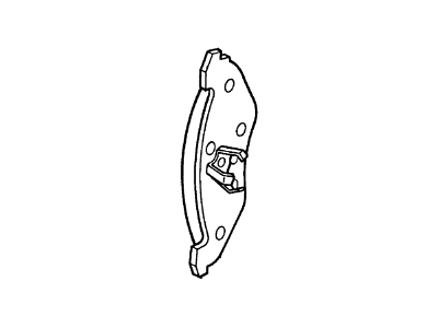 Mercury F5AZ-2200-CA Kit - Brake Shoe And Lining        
