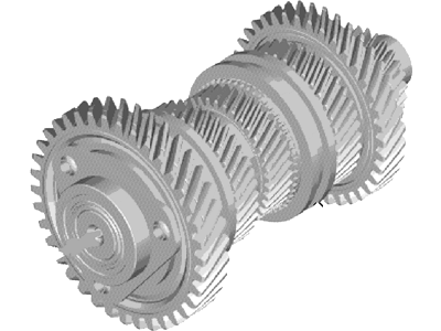 Ford AE8Z-7060-A Shaft Assembly - Output AE8Z-7060-A Ford Shaft Assembly - Output Illustration 1 of 1