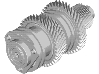 Ford AE8Z-7060-B Shaft Assembly - Output AE8Z-7060-B Ford Shaft Assembly - Output Illustration 1 of 1
