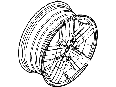 Mercury 9L8Z-1007-D Wheel Assy
