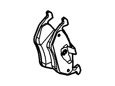Mercury 6L8Z-2200-B Kit - Brake Shoe And Lining