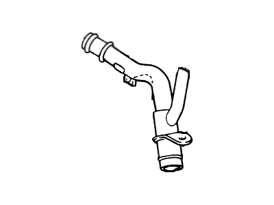 Ford F58Z-18B402-A Tube - Heater Water F58Z-18B402-A Ford Tube - Heater Water Illustration 1 of 1
