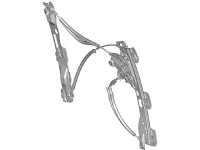 DS7Z-5423208-A Ford Regulator - Window - Less Motor, Passenger Side Illustration 1 of 1